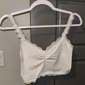 White lace top